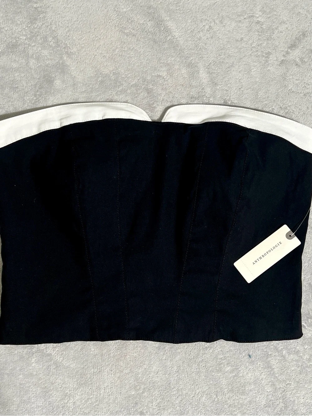 NWT Maeve by Anthropologie Strapless Peekaboo Top size S - Picture 8 of 15